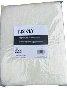 No. 918 White Curtain Panel